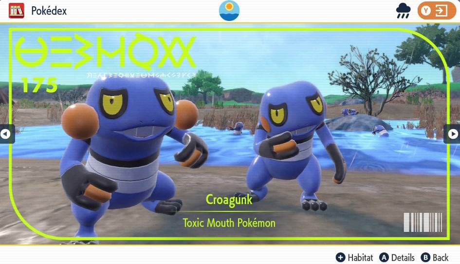How to Evolve Croagunk into Toxicroak in Pokémon Scarlet and Violet