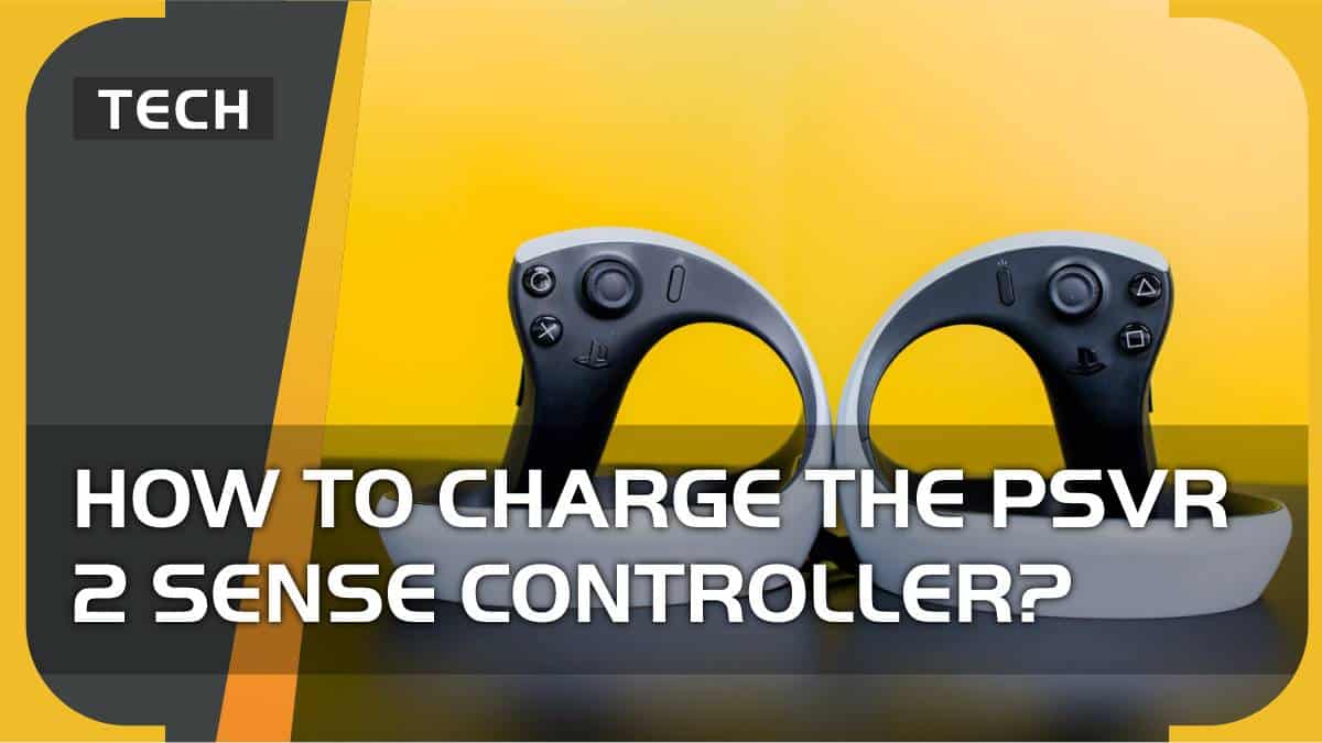 How to charge the PSVR 2 Sense controllers?
