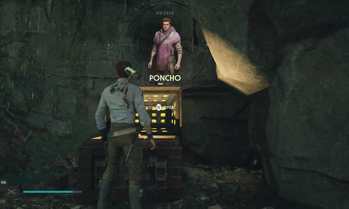 Star Wars Jedi Survivor Spawn of Oggdo: Poncho reward for killing Spawn of Oggdo.