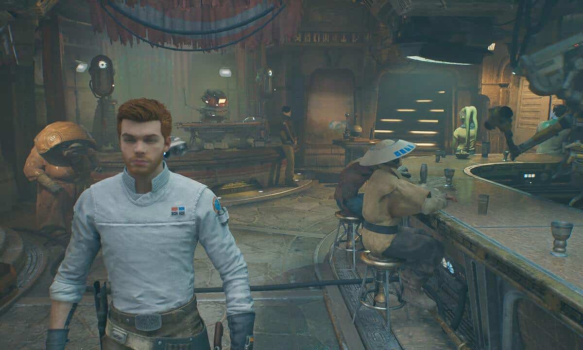 Jedi Survivor rumors: Cal in Pyloon's Saloon on Koboh.