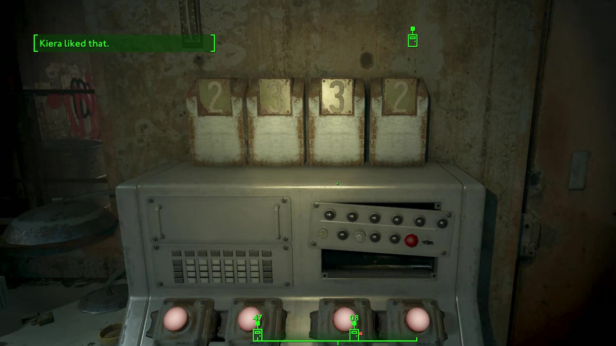 picture of a lab room with a locked door.