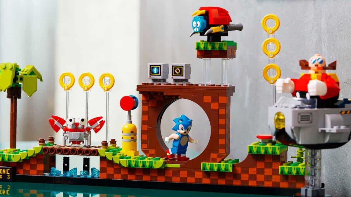 The LEGO Sonic the Hedgehog Green Hill Zone is only $59.99 for Cyber Monday