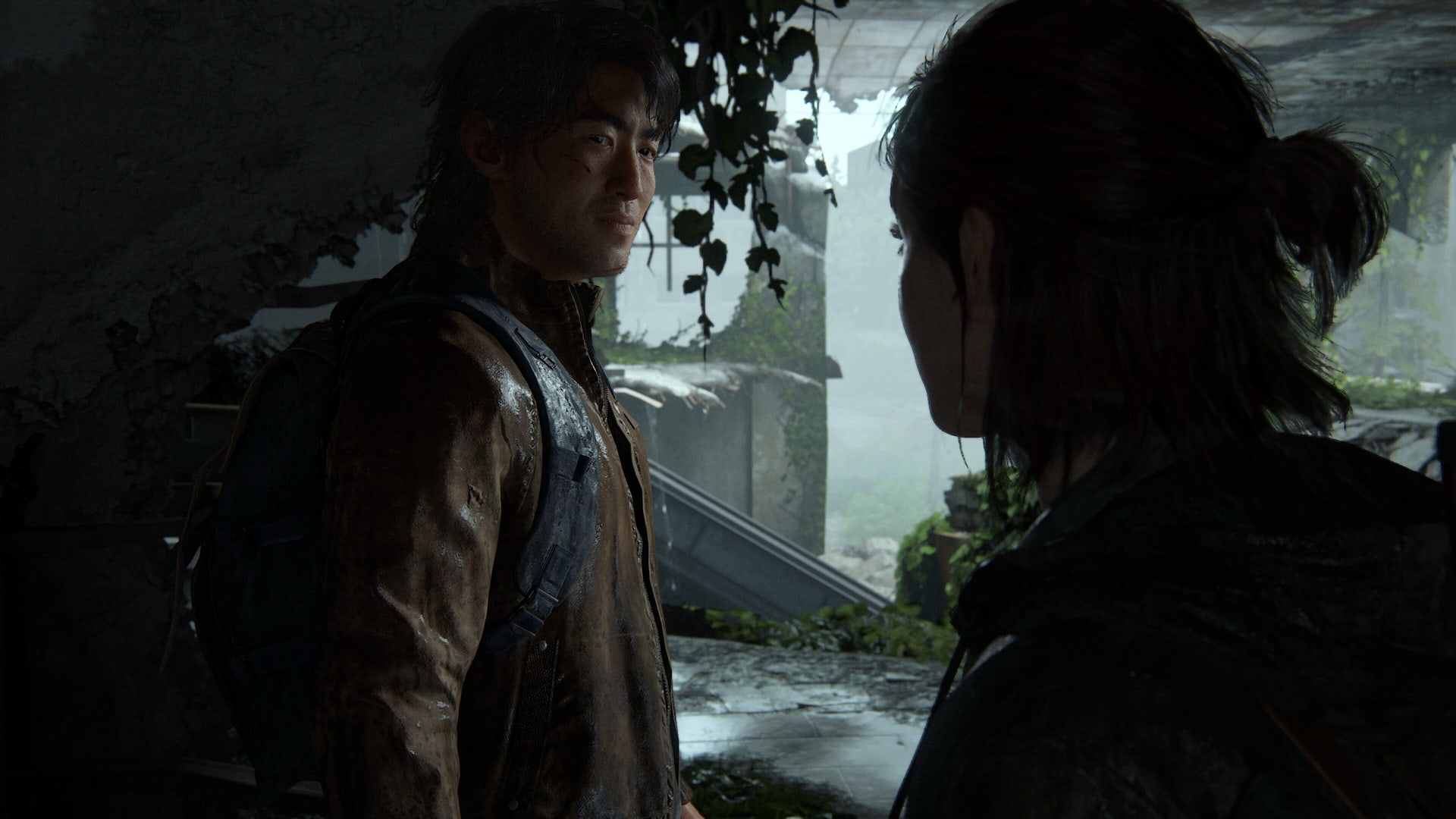 Character dialogue in The Last of Us Part II Remastered on PS5