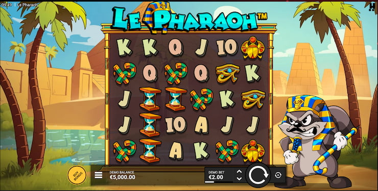 It's a preview of Hacksaw Gaming's Le Pharaoh pokies game, which is another great option for Aussie punters. 
