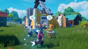 LEGO Fortnite best NPCs - An image of characters in the game. Image captured by VideoGamer.