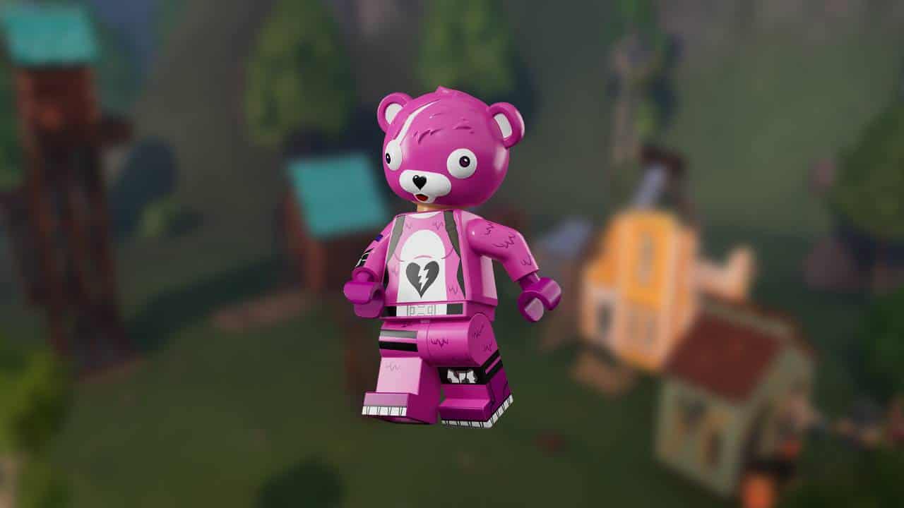 LEGO Fortnite best villagers - An image of Cuddle Team Leader in LEGO Fortnite. Image captured by VideoGamer.