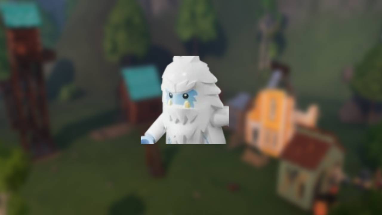 LEGO Fortnite best villagers - An image of a Yeti in LEGO Fortnite. Image captured by VideoGamer.