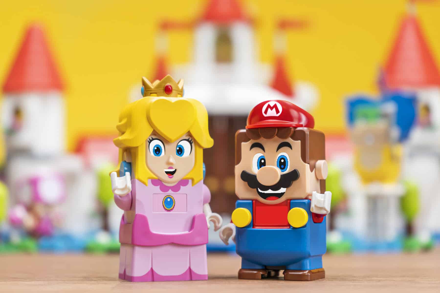 Lego Peach joins the Lego Super Mario collection this August