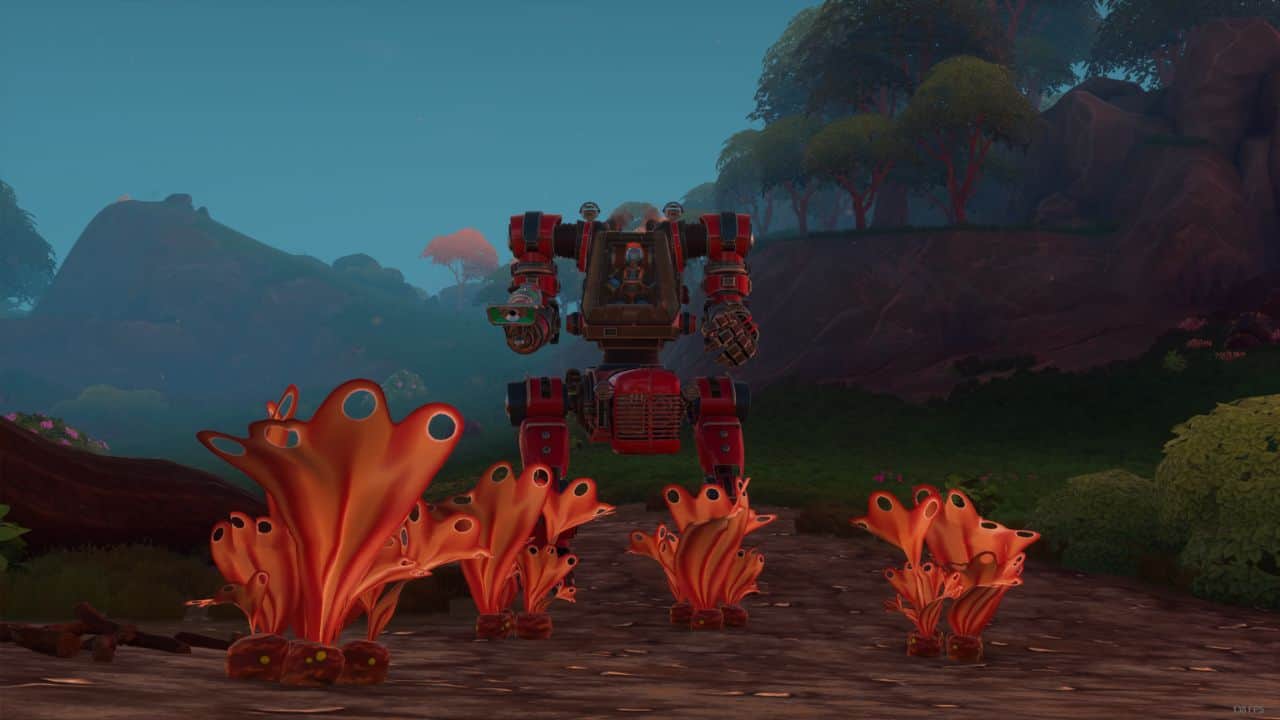 Lightyear Frontier get caroots: Player standing behind Caroots sitcking out of the ground.