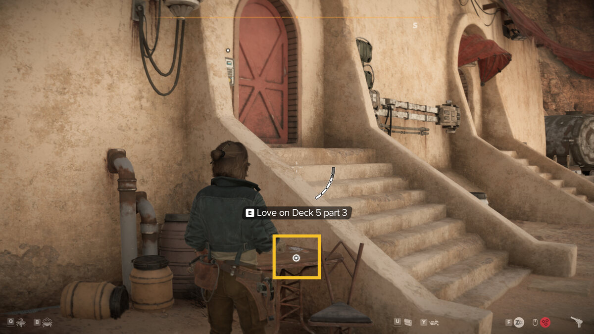 Star Wars Holodrama locations: Kay exploring Tatooine.