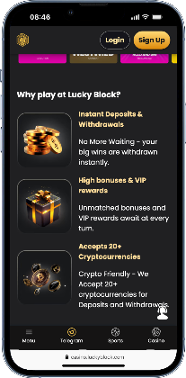 Lucky Block Casino Perks