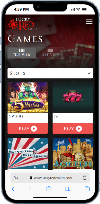 Lucky Red offshore casino games 