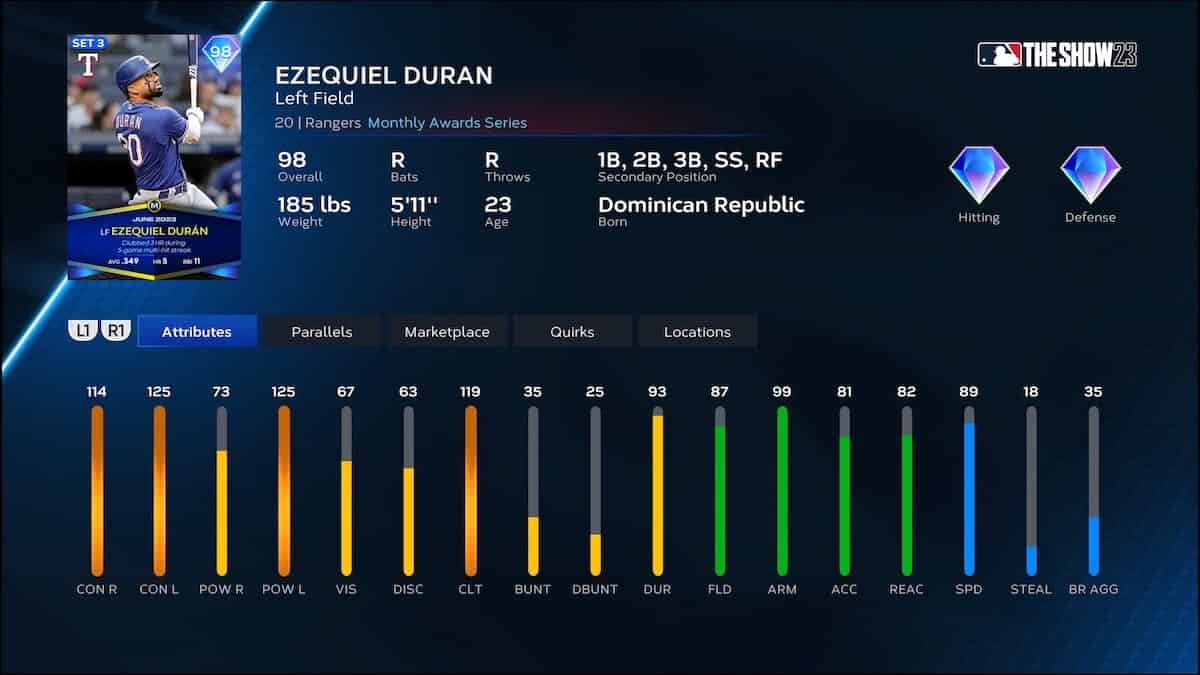 MLB The Show 23 June Monthly Awards