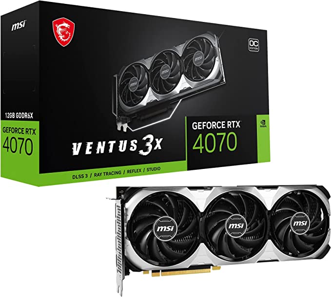 MSI GeForce RTX 4070 12G Ventus 3X