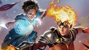 MTG Arena codes: Two characters casting magic