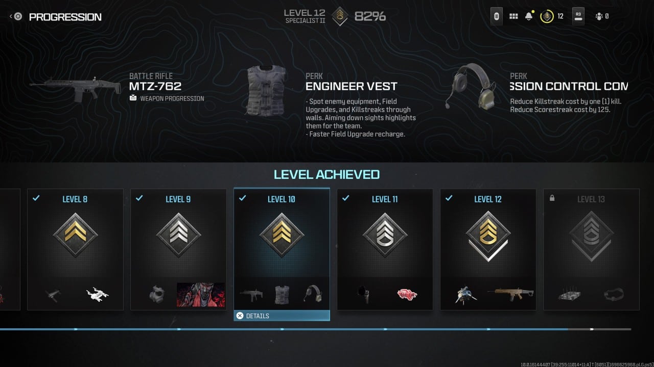 A screenshot of the sniper gear menu featuring attachment options in MW3.