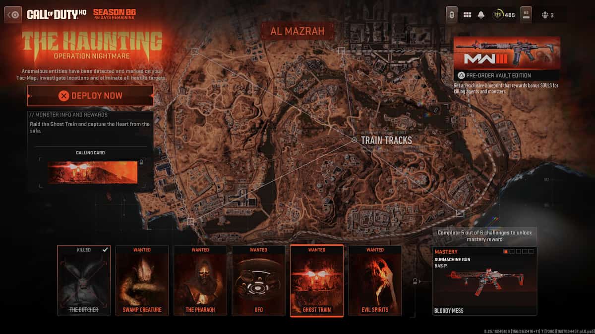 A hauntingly unique map showcasing the intriguing fusion of MW2 and Warzone in a spine-chilling Diablo 4 crossover setting.