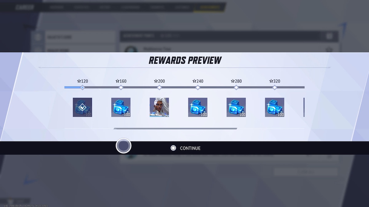 Marvel Rivals units: Achievement rewards