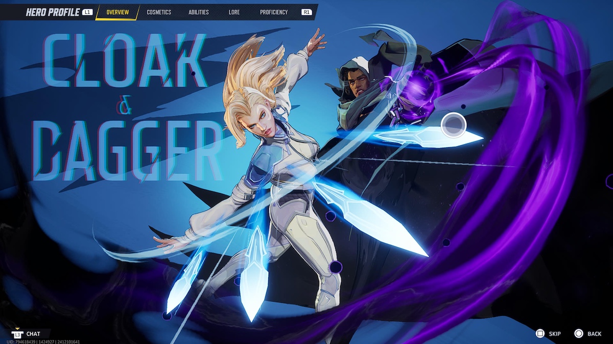 Marvel Rivals: Cloak and Dagger selection cinematic