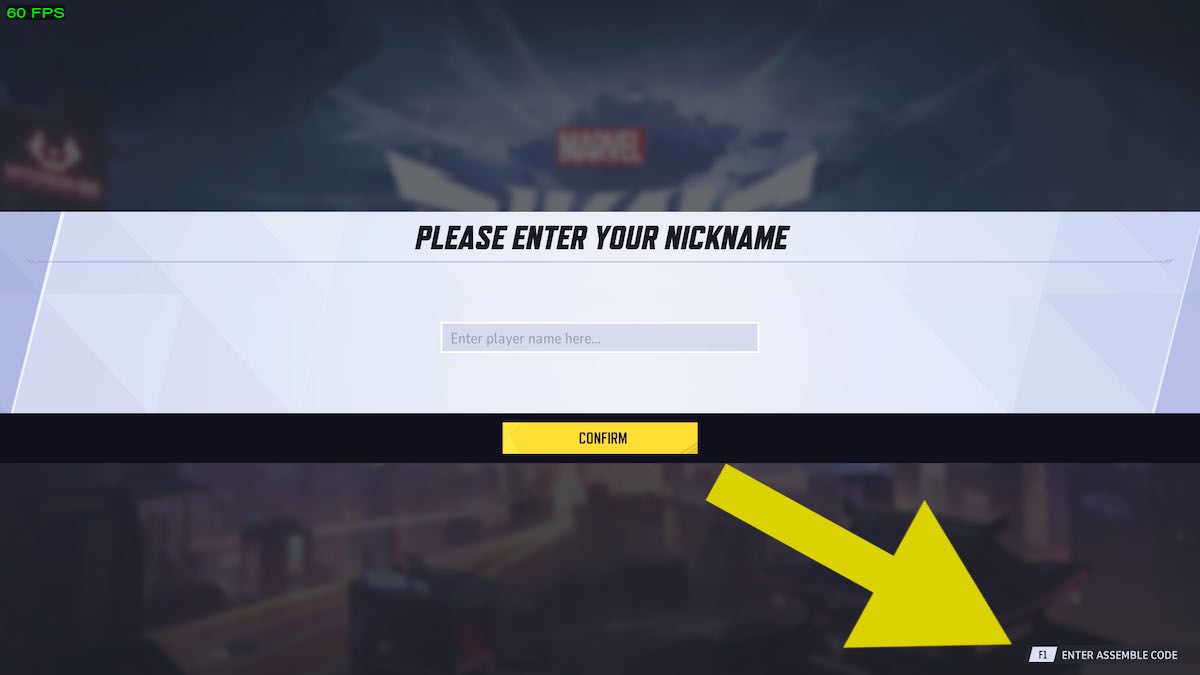 Marvel Rivals Assemble code