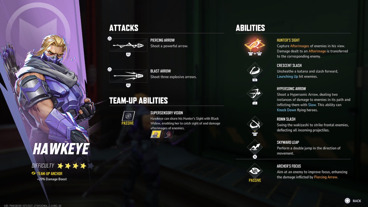 Marvel Rivals duelist: Hawkeye abilities