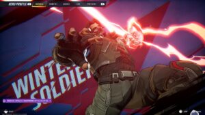 Marvel Rivals Winter Soldier: character select menu