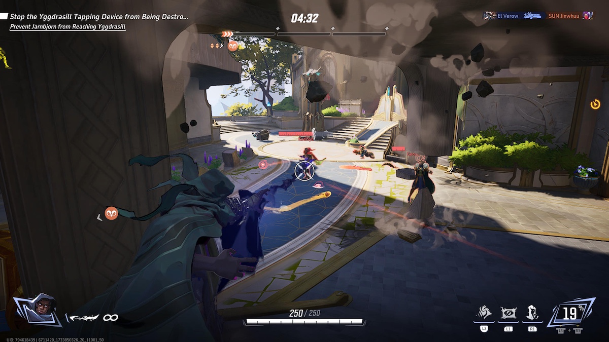 Marvel Rivals Cloak and Dagger: Normal attack with Cloak.
