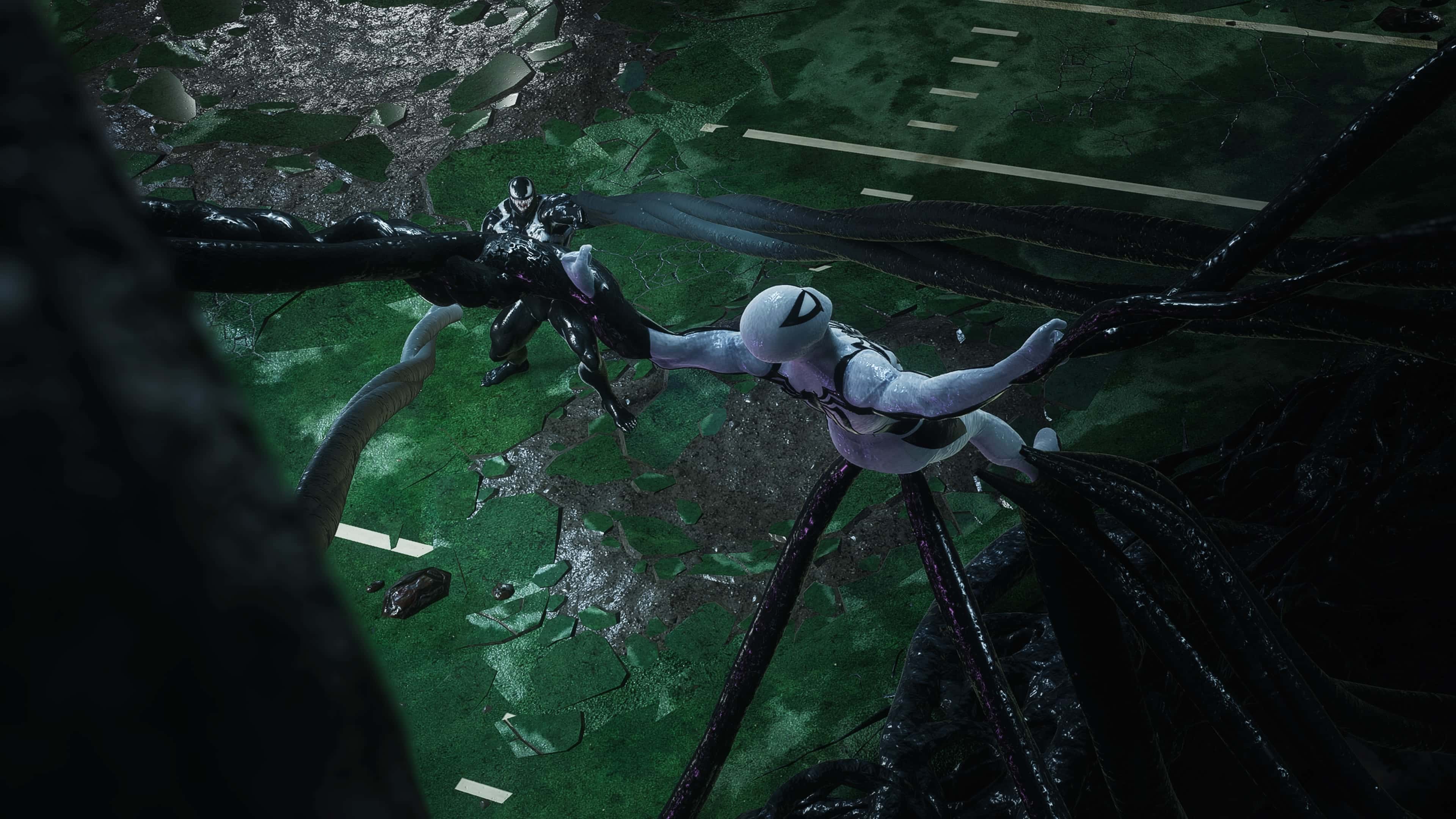 Spider-Man 2 venom boss fight with Peter Parker