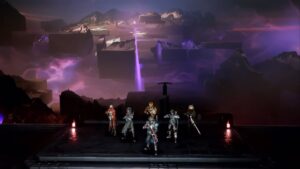 destiny 2 raid salvation's edge - a team of soldiers prepare for battle