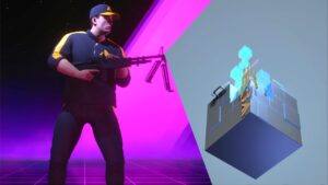 A player stands next to the Anti-Gravity gadget in the game.