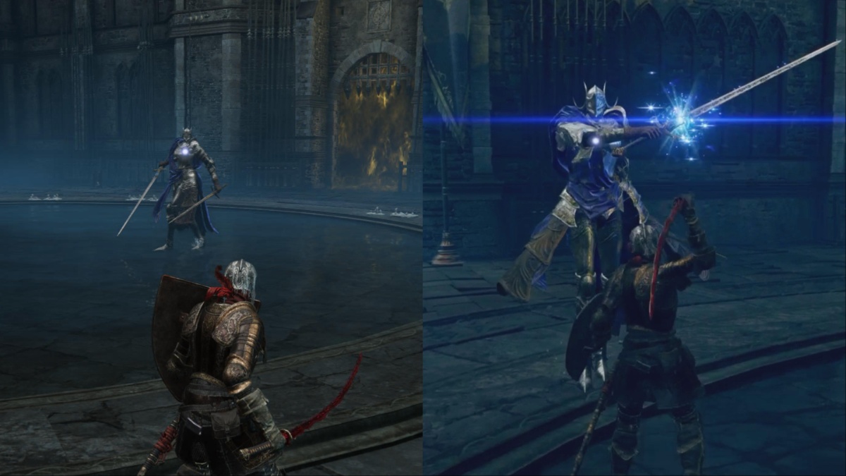 how to beat rellana, twin moon knight - a comp showing rellana and our character in shadow of the erdtree