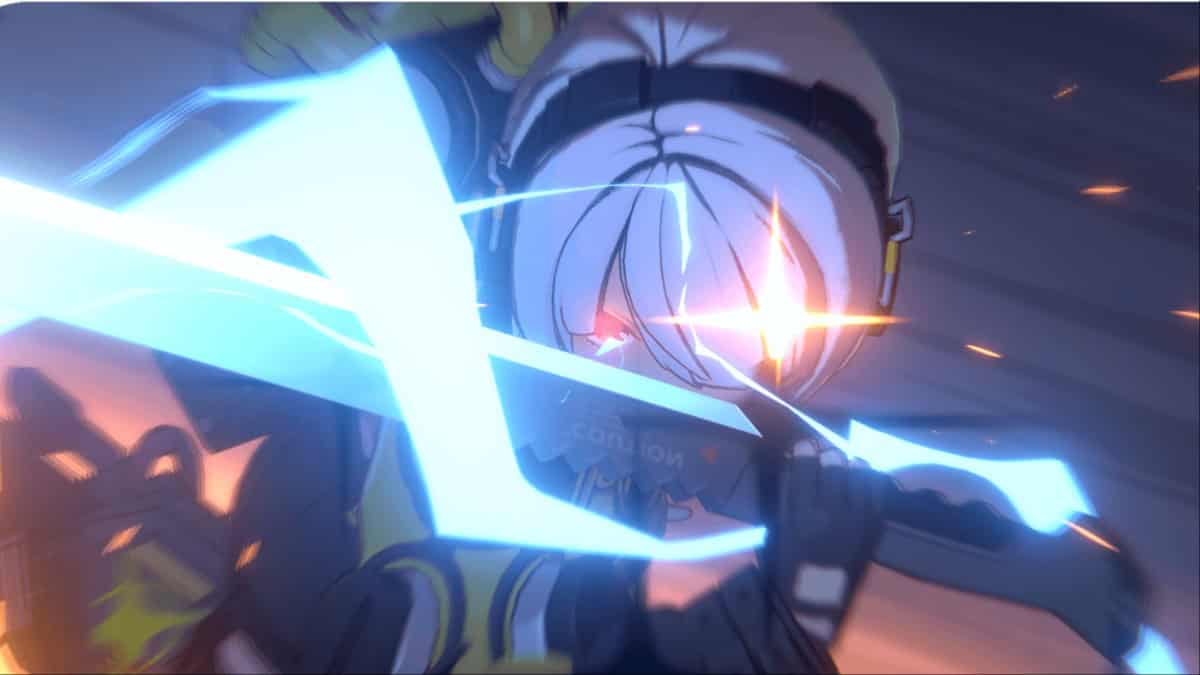 Zenless zone zero release date - a woman with white hair holds a glowing sword