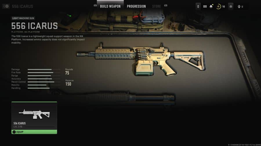 Modern Warfare 2 556 Icarus Loadout