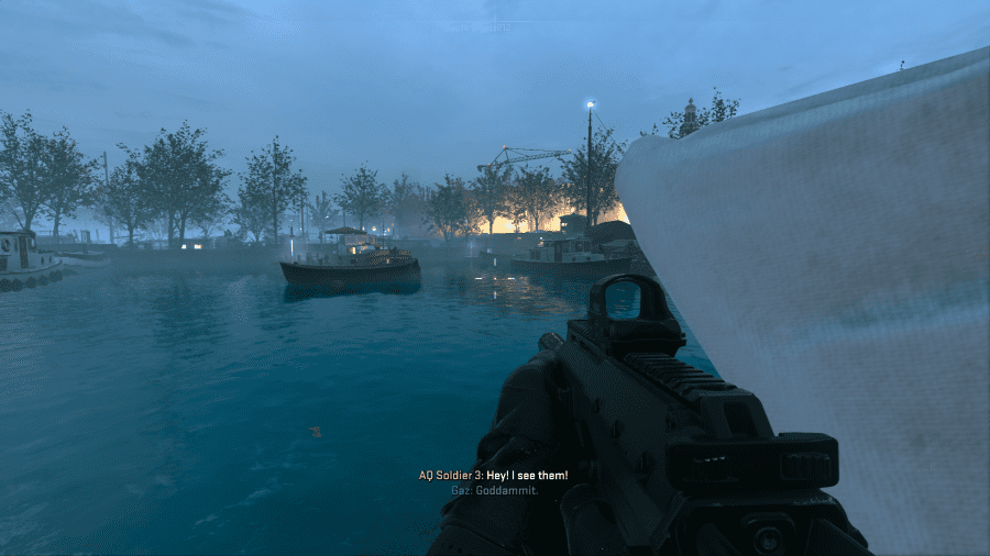 Modern Warfare 2 Wetwork Patrol boat