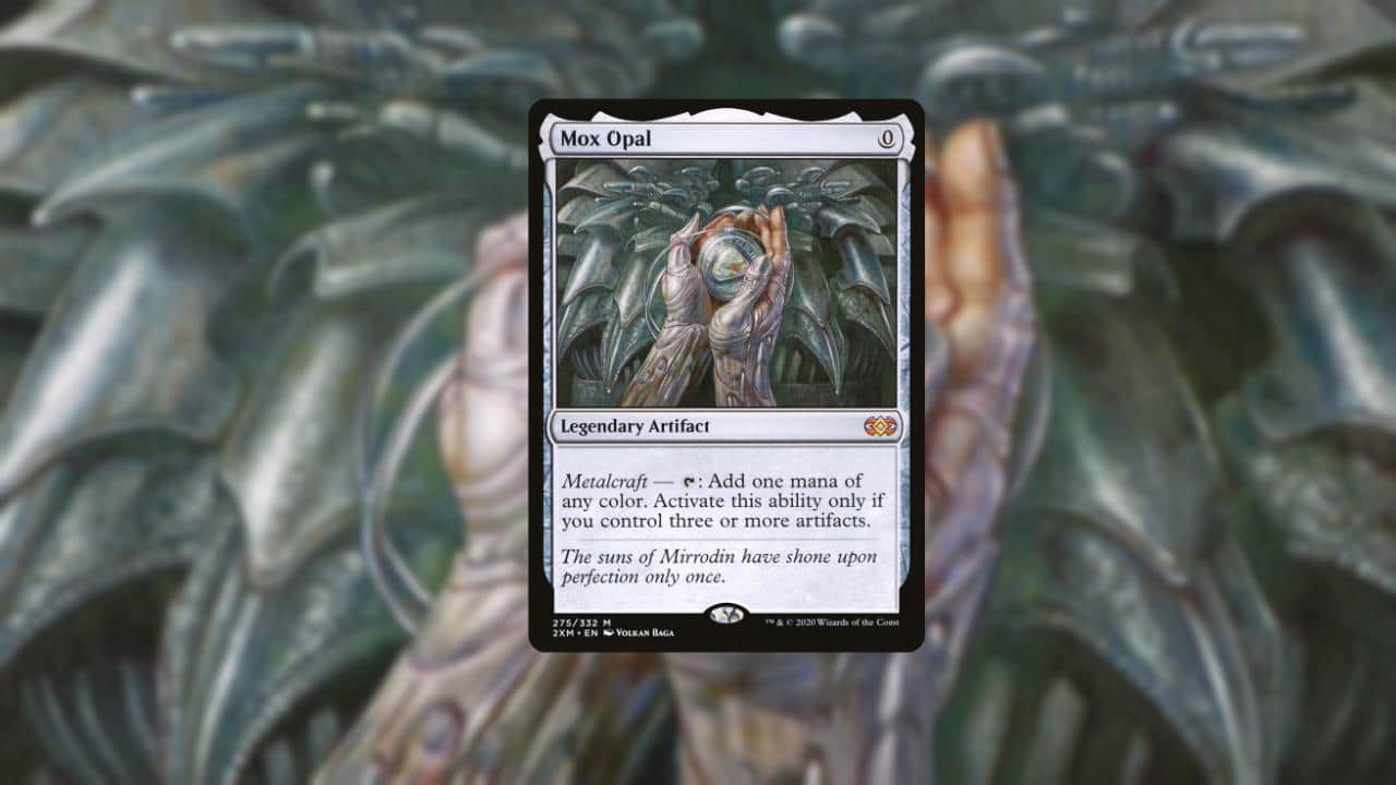 An image of a card with a dragon on it, showcasing one of the best Mana rocks available.