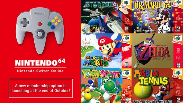 All N64 games will be playable in 60Hz in Nintendo Switch Online Expansion Pack