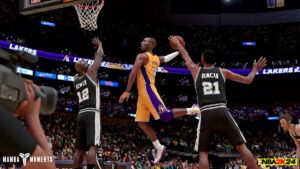 NBA 2K24 dunking