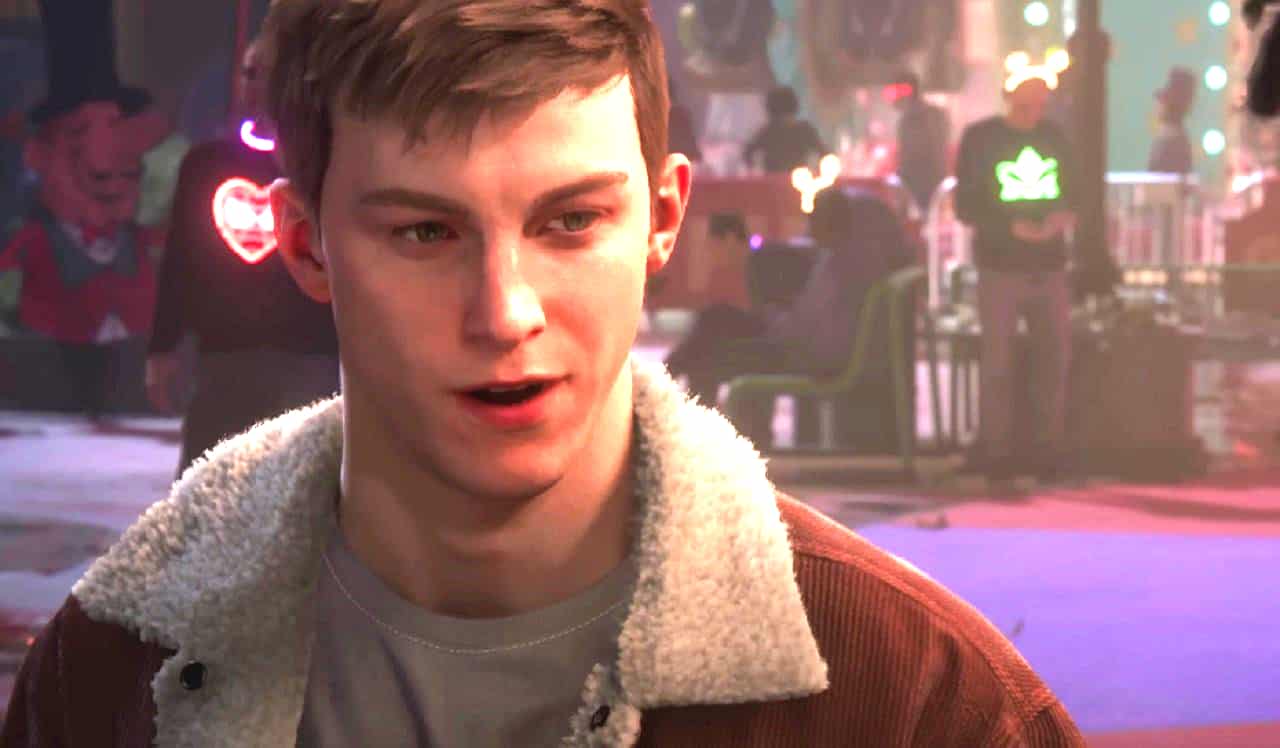 Peter Parker face model in Marvel's Spider-Man 2