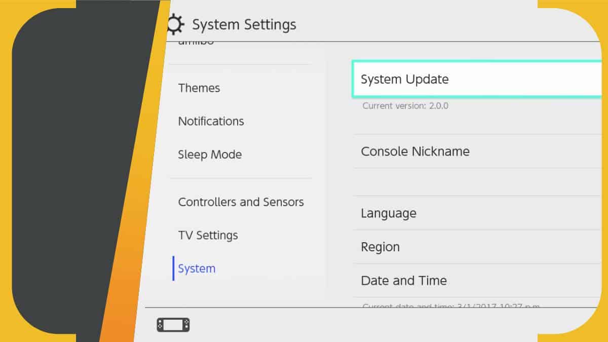 Nintendo Switch System Update 16.0.3 patch notes