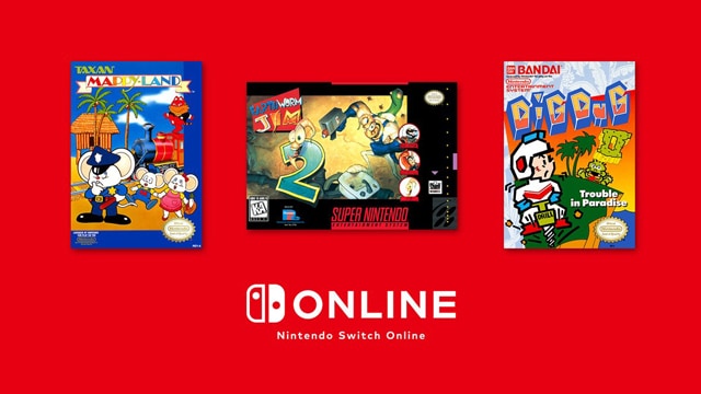 Nintendo Switch Online adds Earthworm Jim 2, Dig Dug II and Mappy-Land