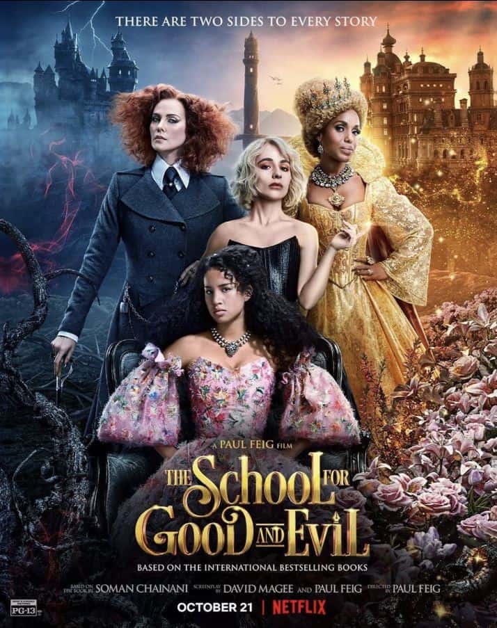 "The School for Good and Evil" Official Movie Poster