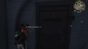 Once Human Bunker: a look at the entrance of the bunker in Once Human