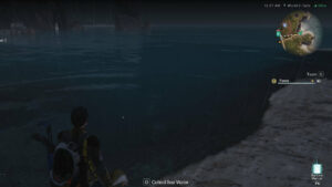 Once Huamn Salt Seawater: A picture of the sea where players can get seawater from,