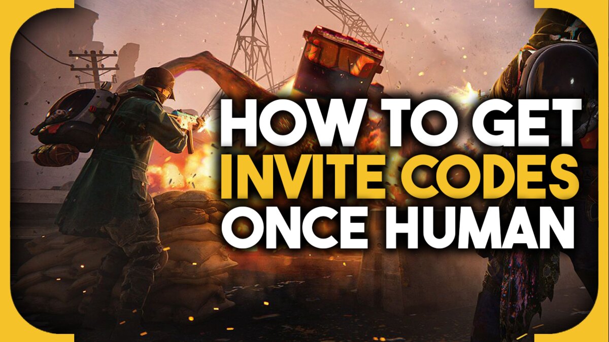 Once Human invite code: invite code graphic.