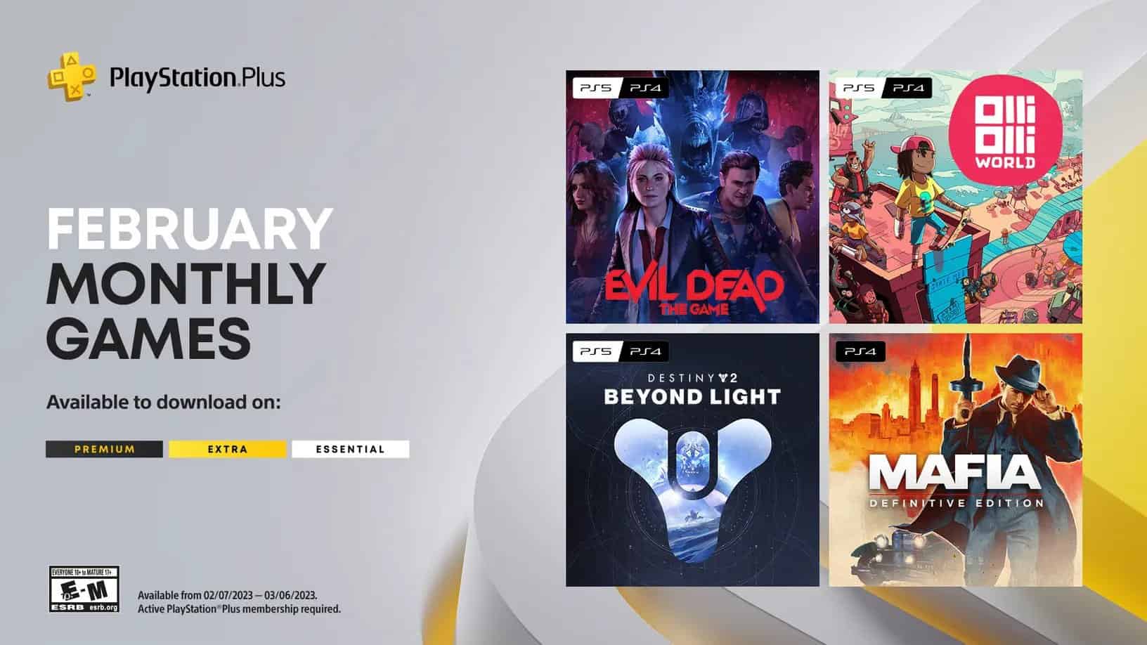 *CONFIRMED* PS Plus Essential February 2023 Free Games