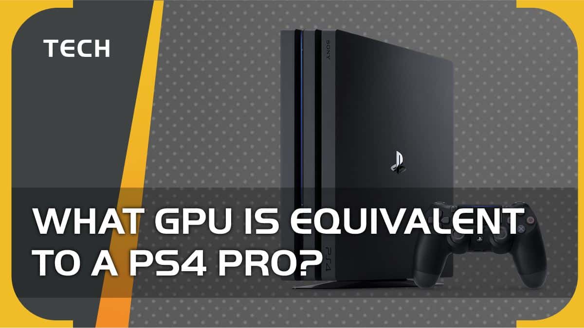 What is the GPU equivalent of the PS4 Pro?