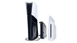 The digital Slim PS5 with optional disk drive