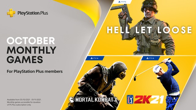 Hell Let Loose, PGA Tour 2K21 and Mortal Kombat X are your PS Plus games for October