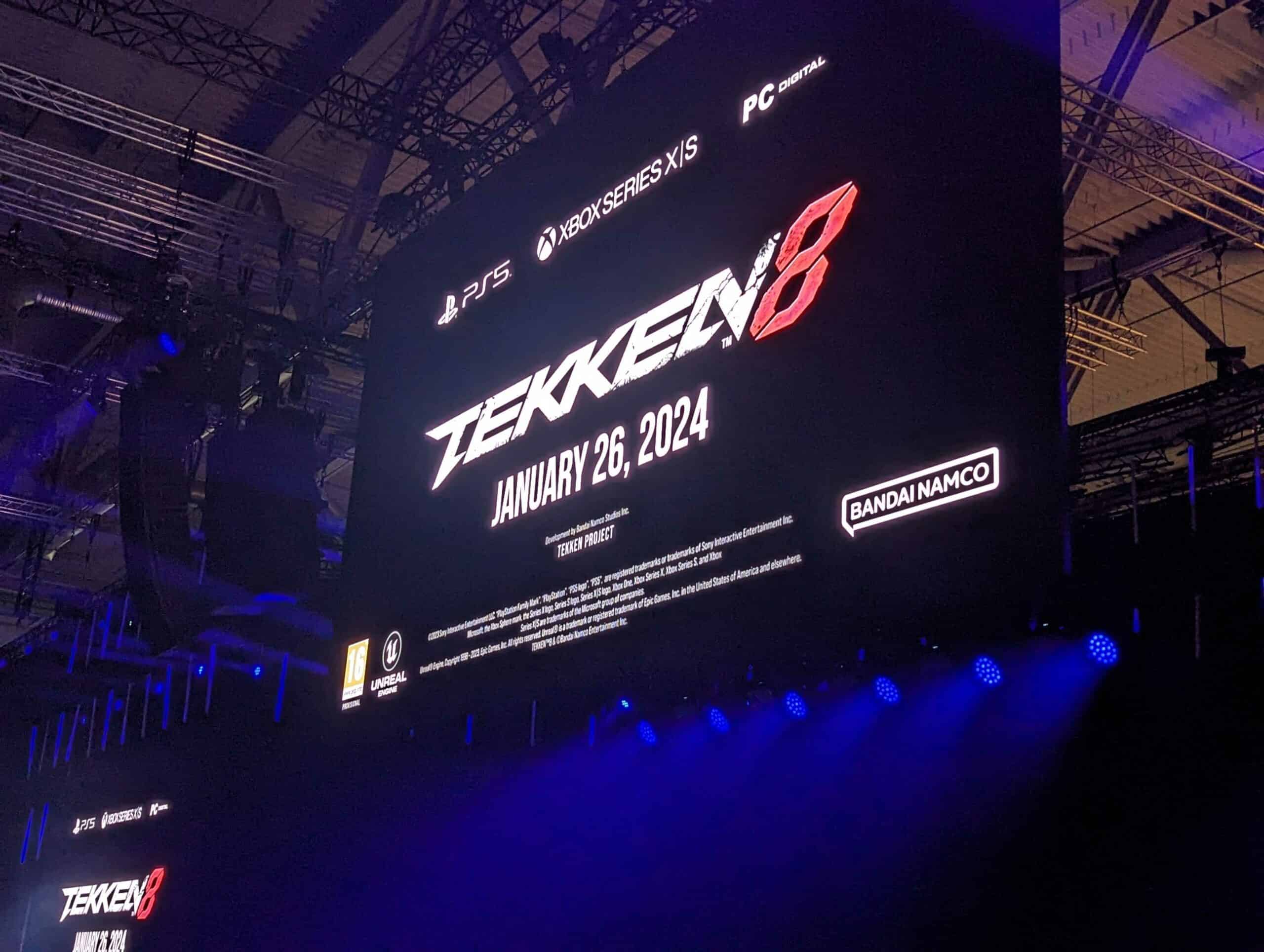 Tekken 8 release date revealed at a gaming convention.
