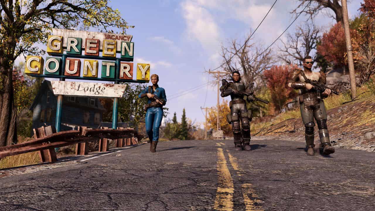 Fallout 4 green Palworld screenshot.